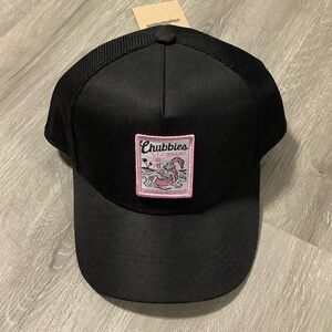 Chubbies Friday at five backstage trucker hat